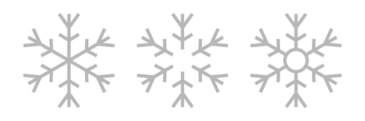 Obraz premium Winter snow vector icon illustration sign. Snow vector.