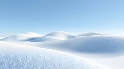 Obraz premium White desert water abstract background