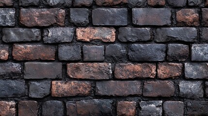 Obraz premium Realistic seamless brick wall with stone texture design wallpaper
