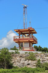 Weather station in the east part of the Cabo Cruz fishing village, placed at the SW tip of the...