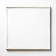 Fototapeta premium blank frame on a white background