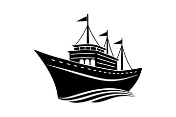 ship silhouette vector