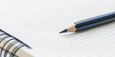 Pen and Notebook with Graph Paper