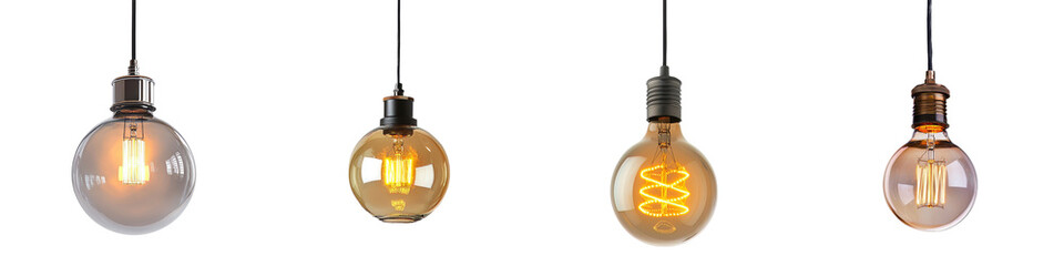 Obraz premium Isolated Mini Pendant Light with transparency