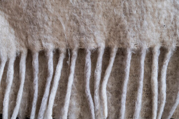 Wool scarf. Wool. Light scarf. Plaid. Handmade. Cold. Winter. Autumn. Winter atmosphere. illness.