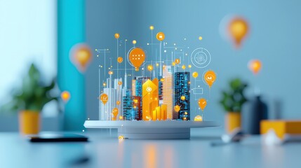 A digital assistant curating a days itinerary based on user habits and preferences