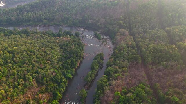 Vazhachal Falls is situated in Athirappilly Panchayath of Thrissur district in Kerala on the southwest coast of India.