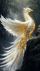 Eternal Flame: Majestic Phoenix with Crystal Talons