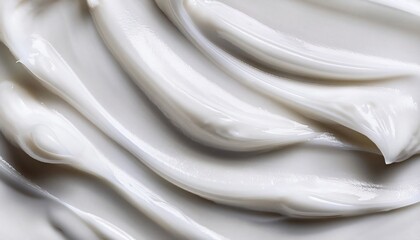 Creamy texture forming wavy lines, perfect for cosmetics advertising or any other project