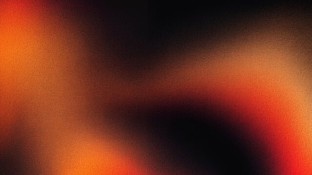 Abstract orange, red, and black gradient background.