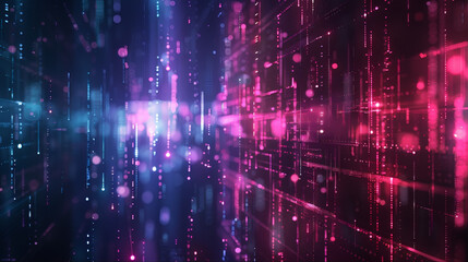 Obraz premium abstract futuristic digital technology background 