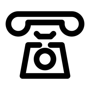 recommend clip art: telephone, phone, classic, technology, device, gadget outline icon