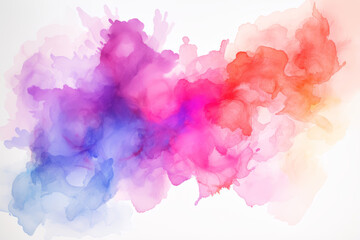 Fototapeta premium The Watercolor illustration of a soft blurred watercolor blotch in pastel colors