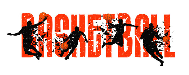 Basketball Playing design vector © namsai