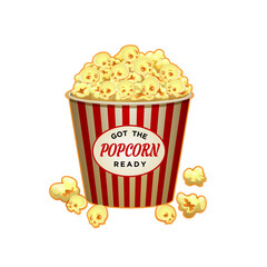Got The Popcorn Ready for halloween vector
