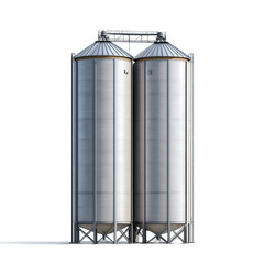 Grain Silo Isolated