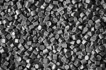 Gray Plastic Resin Masterbatch Background: Grey Molding Particle Polymer Chemical Colours