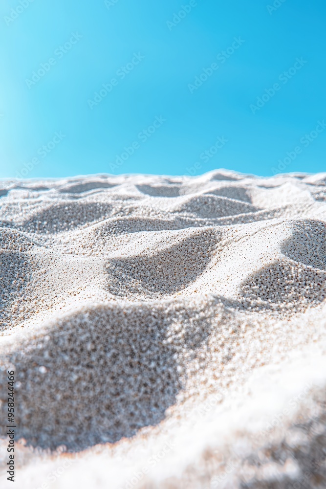 Canvas Prints white sand beach on a sunny day