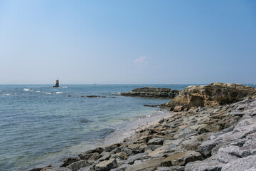 知多半島の先端にある羽豆岬から見る伊勢湾