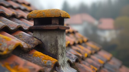 Naklejka premium a rusted roof