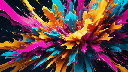 Vibrant colors explode in abstract forms
AI-generated with CyberRealistic XL, licensed under CreativeML Open RAIL++-M Addendum.