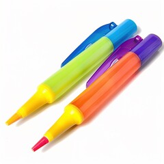 color office highlighter isolated on white 