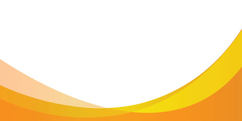 orange and yellow wavy layered background vector illustration isolated on white background copy space for digital online social media and websites.