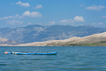 SUP on the sea
