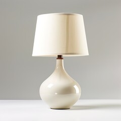 Home decoration lamp on white background 