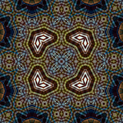 Square seamless pattern. the texture is symmetrically woven