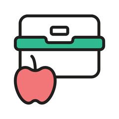 Portable container to pack and transport meals. ready to use