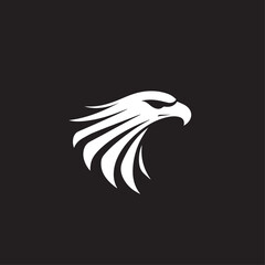 Fototapeta premium Eagle in cartoon, doodle style . Image for t-shirt, web, mobile apps and ui. Isolated 2d vector illustration in logo, icon, sketch style, Eps 10, black and white. AI Generative