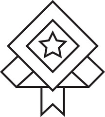 Star Medal Badge
