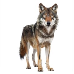 Obraz premium Arabian Wolf on Transparent Background