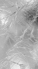 Shiny silver foil texture