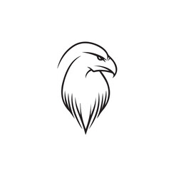 Obraz premium Eagle in cartoon, doodle style . Image for t-shirt, web, mobile apps and ui. Isolated 2d vector illustration in logo, icon, sketch style, Eps 10, black and white. AI Generative