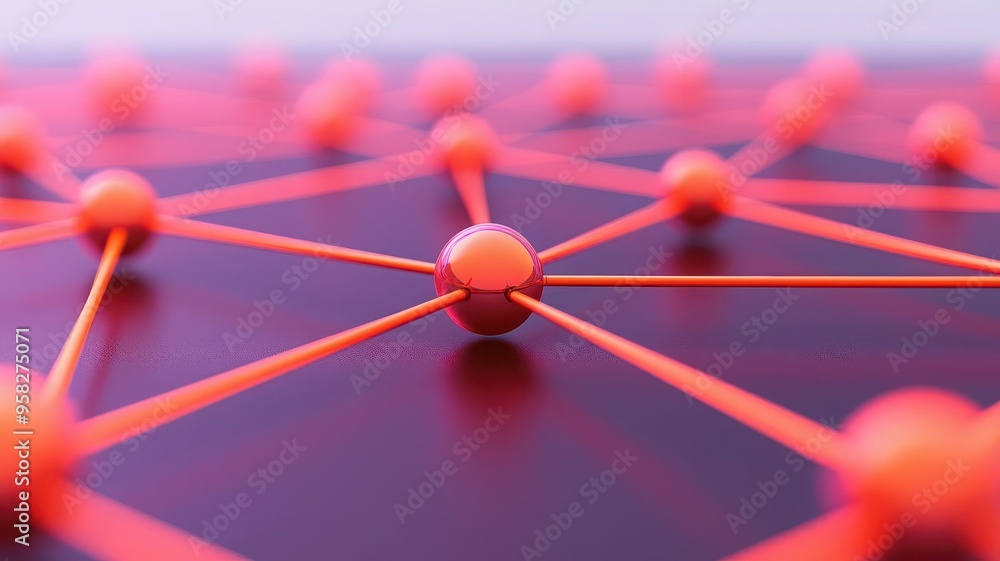 Poster digital map with points marking important internet information, internet points information, represe