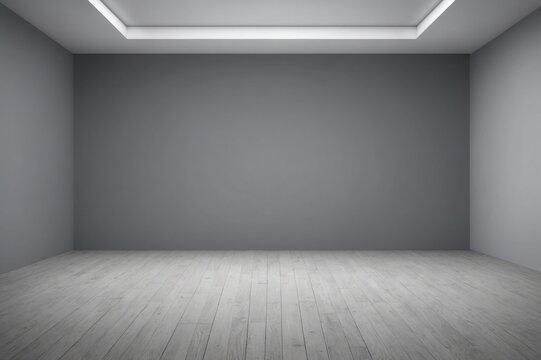 Empty room Abstract Gray studio background for product presentation
