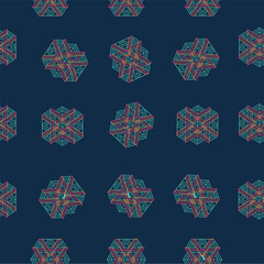 seamless pattern with shapes