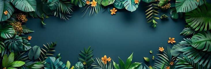Tropical Leaf Border