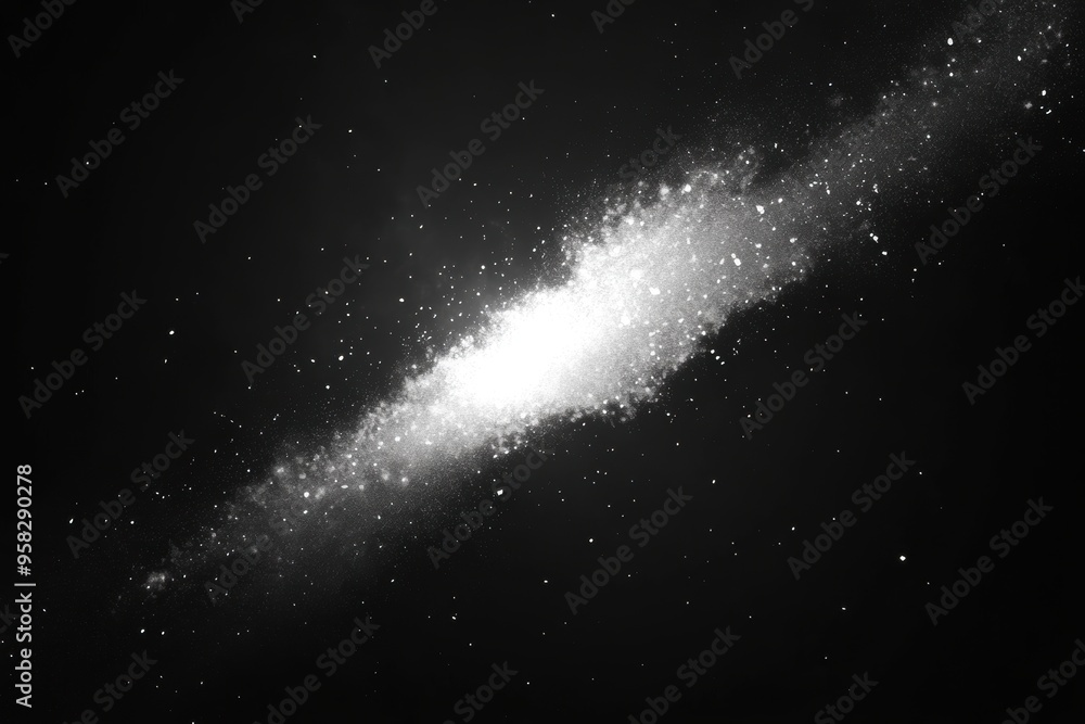 Wall mural majestic galaxy swirling in the vastness of space