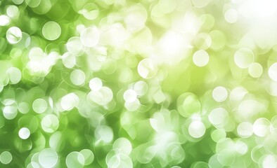 Obraz premium Green bokeh background