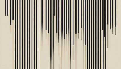 Obraz premium Thin, repeating lines or stripes, either vertical or horizontal, on a neutral background