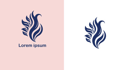 Fashion Style Trend Vogue unique logo design illustration