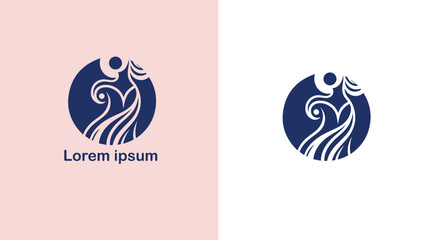 Fashion Style Trend Vogue unique logo design illustration