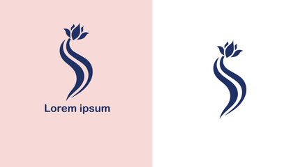 Naklejka premium Fashion Style Trend Vogue unique logo design illustration