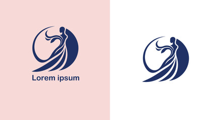 Fashion Style Trend Vogue unique logo design illustration