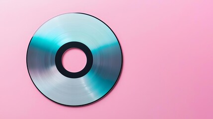 Abstract CD cover with midnight blue and silver gradient, sharp geometric overlays, futuristic sans-serif fonts, conveying mystery and modernity