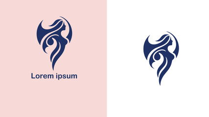 Fashion Style Trend Vogue unique logo design illustration