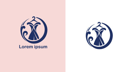 Fashion Style Trend Vogue unique logo design illustration